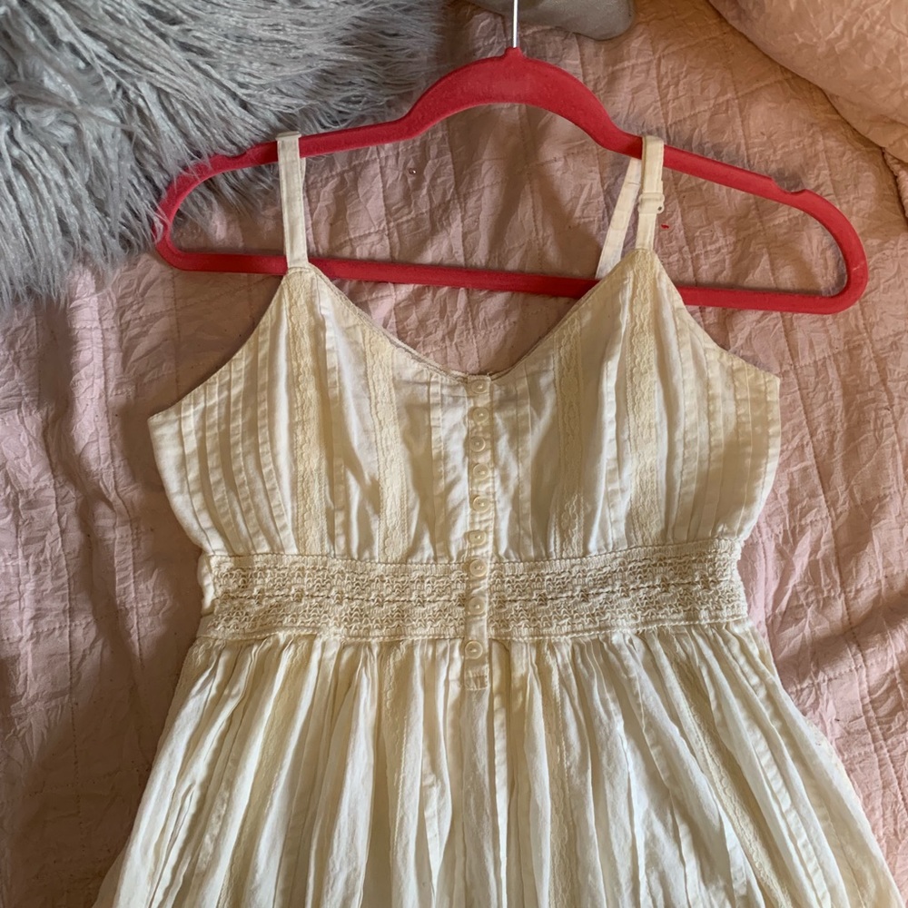 Small beige dress